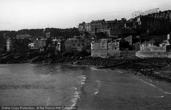 Photo of St Ives, Westcott's Beach c.1955