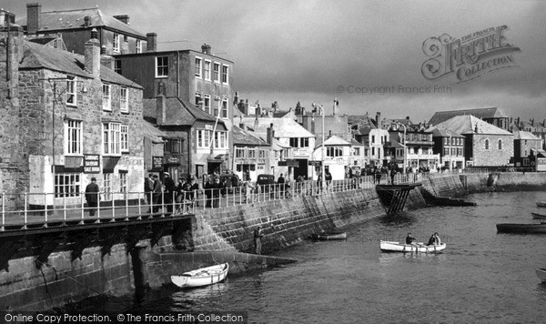 Photo of St Ives, Wharf Road c.1955