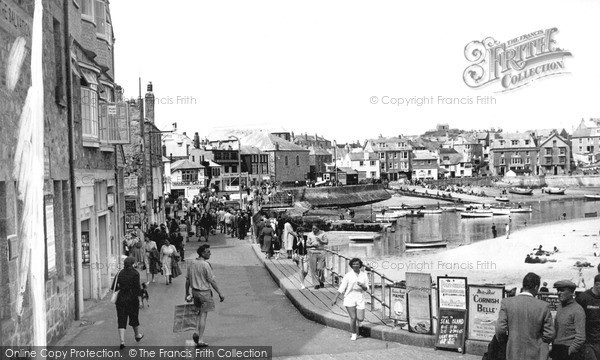 Photo of St Ives, Wharf Road c.1960