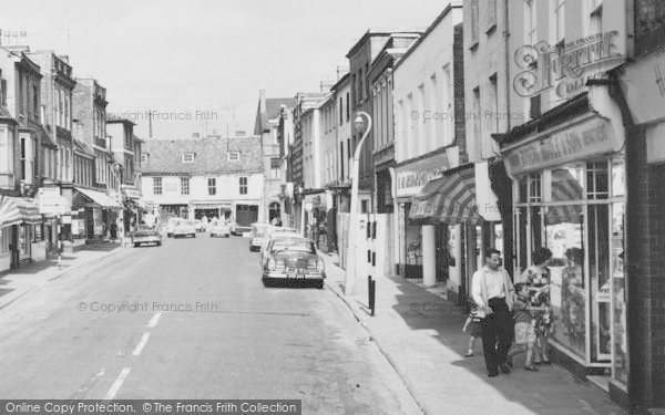 Photo of St Ives, Window Shopping In Bridge Street c.1965