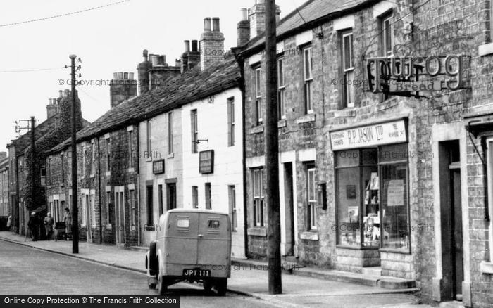 Photo of St John's Chapel, R.P. Jason Ltd Chemists c.1955
