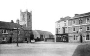 St Just in Penwith, Church and Market Place 1908