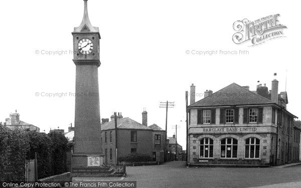 Photo of St Just In Penwith, Clock Tower c.1950