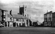 St Just In Penwith, Market Square And Church c.1950, St Just