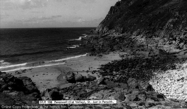 Photo of St Just In Penwith, Penanwell, Cot Valley c.1955