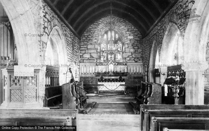 Photo of St Just In Penwith, St Just Church, The Chancel c.1900