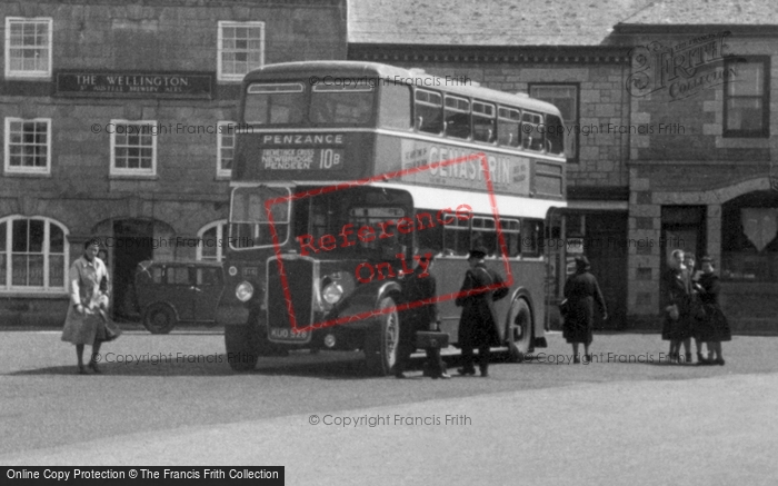 Photo of St Just In Penwith, The Bus To Penzance c.1950