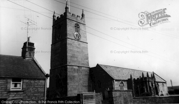 Photo of St Just In Penwith, The Church c.1955