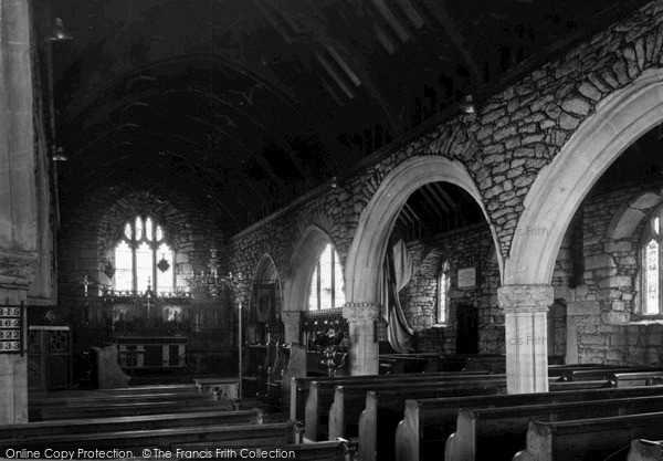 Photo of St Just In Penwith, The Church Nave c.1950