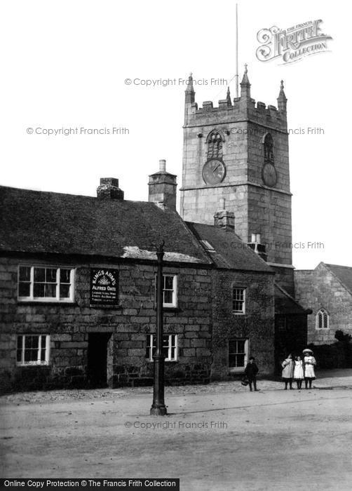 Photo of St Just In Penwith, The King's Arms 1908