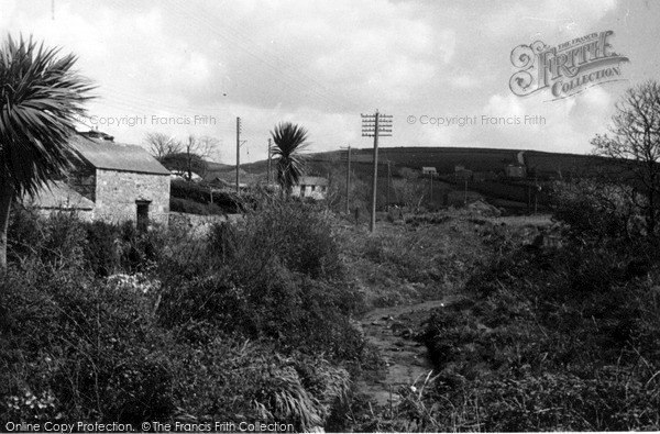 Photo of St Just In Penwith, View From Nancherrow Bridge c.1950