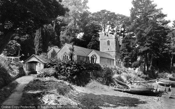 Photo of St Just In Roseland, Church c.1955