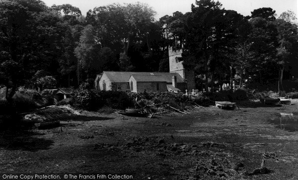 Photo of St Just In Roseland, Church c.1955