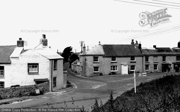 Photo of St Just in Roseland, St Just Lane c1955