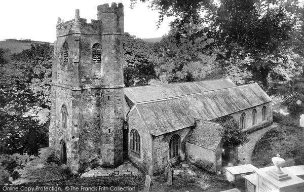 Photo of St Just In Roseland, The Church 1895