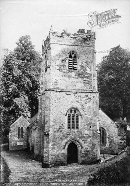 Photo of St Just In Roseland, The Church 1895