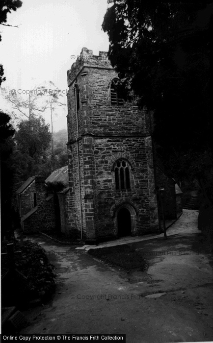Photo of St Just In Roseland, The Church c.1955