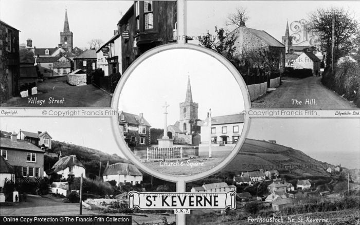 Photo of St Keverne, Composite c.1950