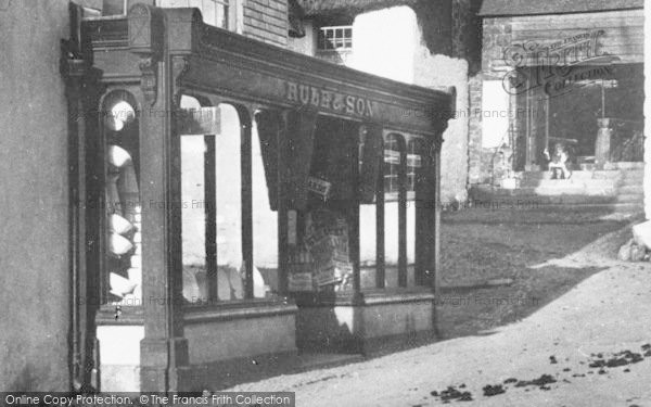 Photo of St Keverne, The Square, Grocer Shop 1904