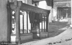 The Square, Grocer Shop 1904, St Keverne