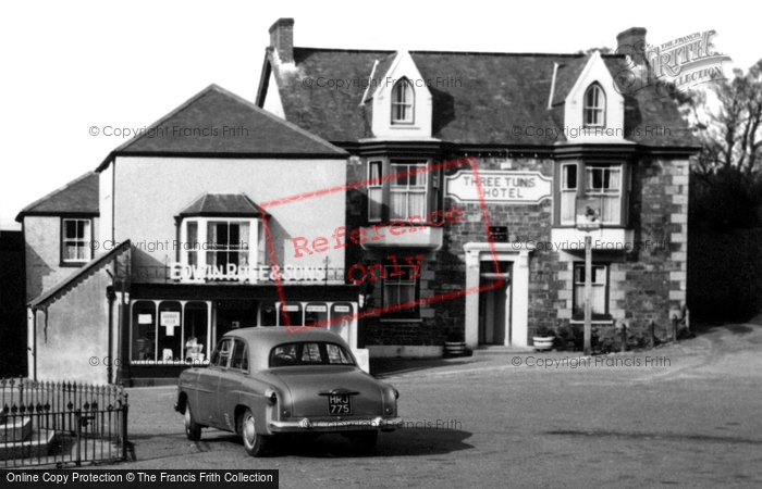 Photo of St Keverne, The Three Tuns Hotel 1956