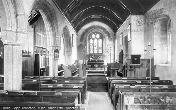 Photo of St Keyne, Church Interior 1906