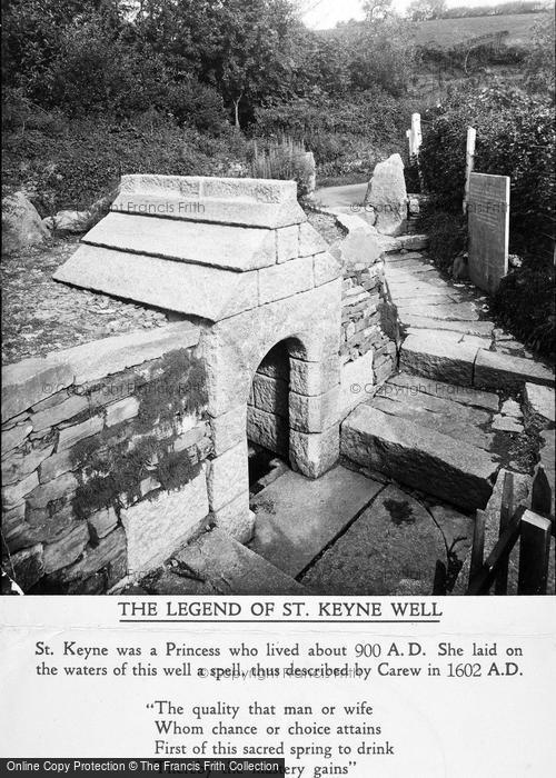 Photo of St Keyne, Holy Well 1938