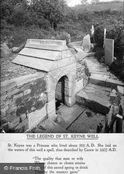 Holy Well 1938, St Keyne