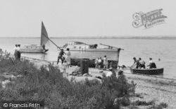 Boats At The Stone c.1955, St Lawrence Bay