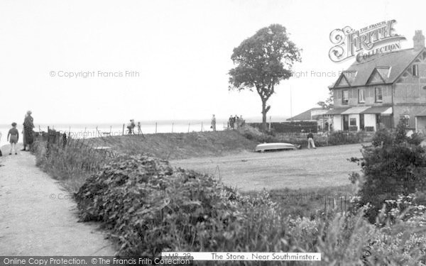 Photo of St Lawrence Bay, The Stone c.1955
