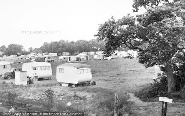 Photo of St Lawrence Bay, The Stone, Caravan Site c.1955