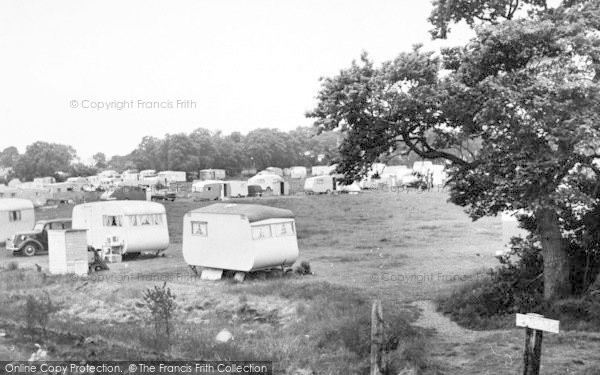 Photo of St Lawrence Bay, The Stone, Caravan Site c.1955