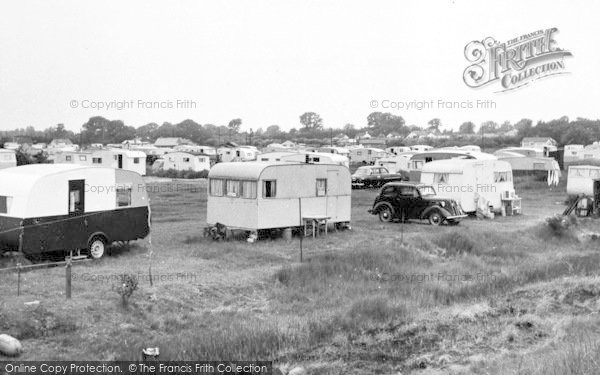 Photo of St Lawrence Bay, The Stone, Caravan Site c.1955