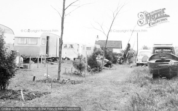 Photo of St Lawrence Bay, The Stone, Caravan Site c.1955