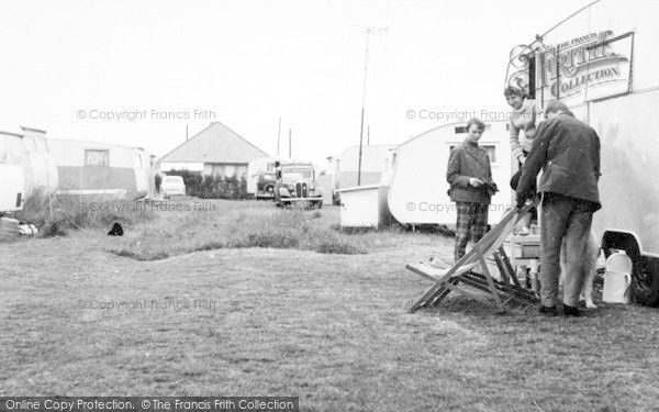 Photo of St Lawrence Bay, The Stone, Caravan Site c.1955