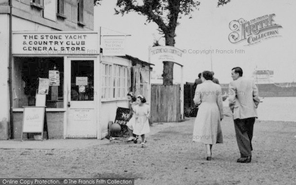 Photo of St Lawrence Bay, The Stone Post Office And General Store c.1955