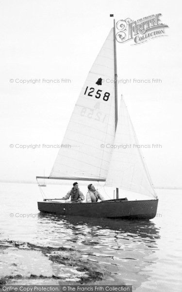 Photo of St Lawrence Bay, Yachting At The Stone c.1955