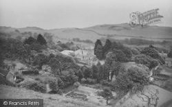 St Rhadagund's, From The Downs c.1960, St Lawrence