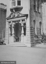 St Rhadagund's House, Entrance c.1955, St Lawrence