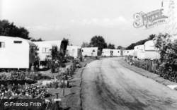 Central Drive, Oak Tree Farm Caravan Site c.1960, St Leonards