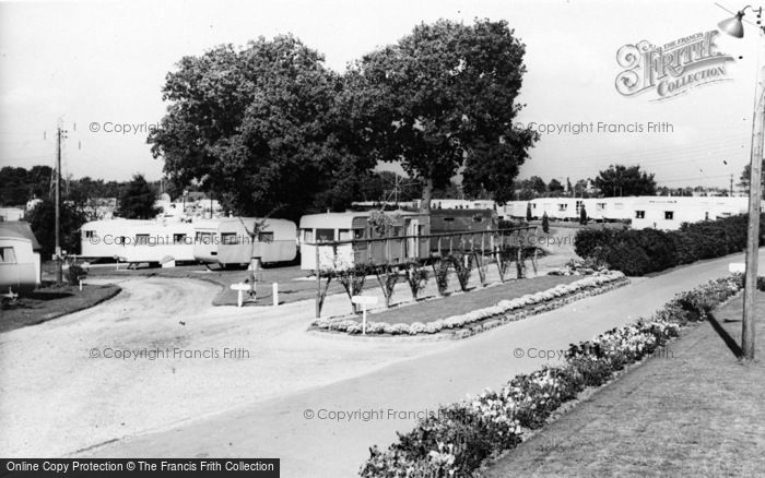 Photo of St Leonards, Crescent Road, Oak Tree Farm Caravan Site c.1960