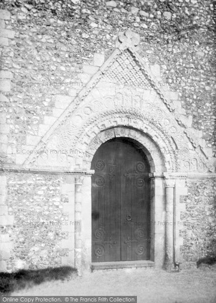 Photo of St Margaret's At Cliffe, Church Of St Margaret Of Antioch, Entrance 1898