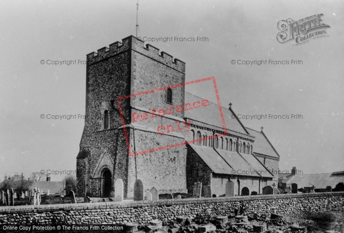Photo of St Margaret's At Cliffe, The Parish Church From The South West 1898