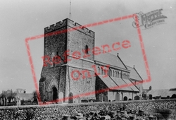 The Parish Church From The South West 1898, St Margaret's At Cliffe