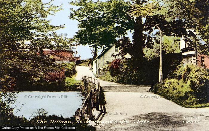 Photo of St Margaret's At Cliffe, The Village c.1955