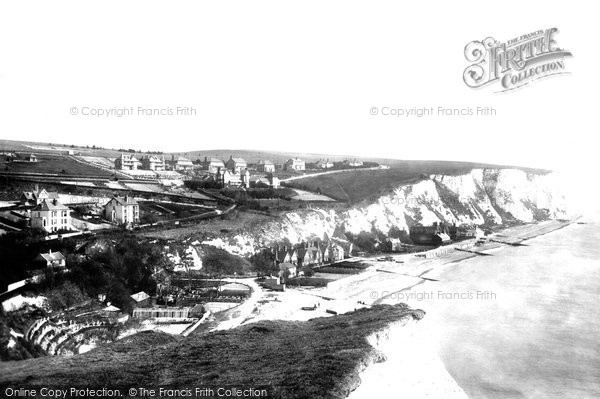 Photo of St Margaret's Bay, Beach And Cliff 1898
