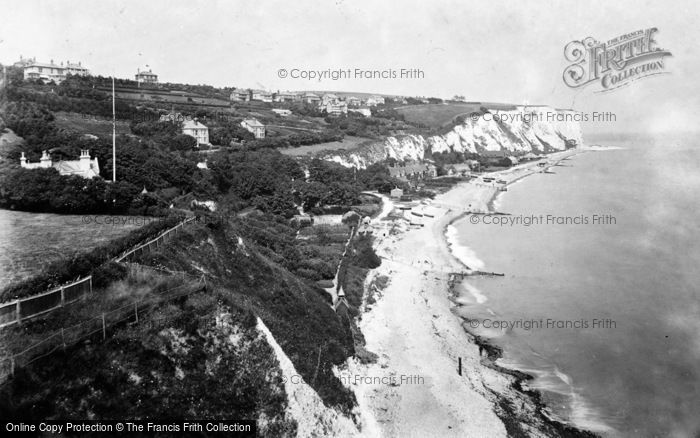 Photo of St Margaret's Bay, Beach Cliffs c.1900