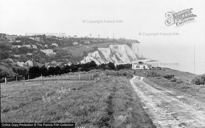 Photo of St Margaret's Bay, Looking East c.1955
