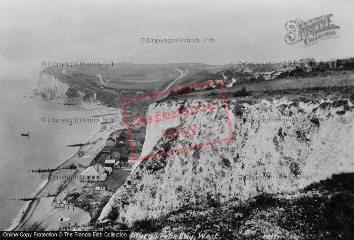 Photo of St Margaret's Bay, Looking West 1908