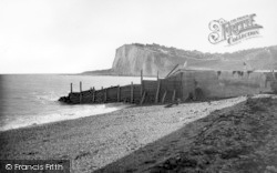 The Beach And Cliffs c.1955, St Margaret's Bay